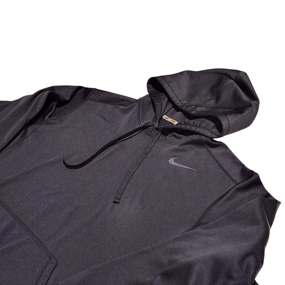 Nike All Black Therma Fit Pullover Hoodie Men XXL
